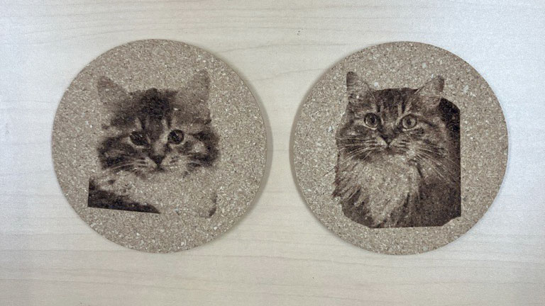 コースターねこ